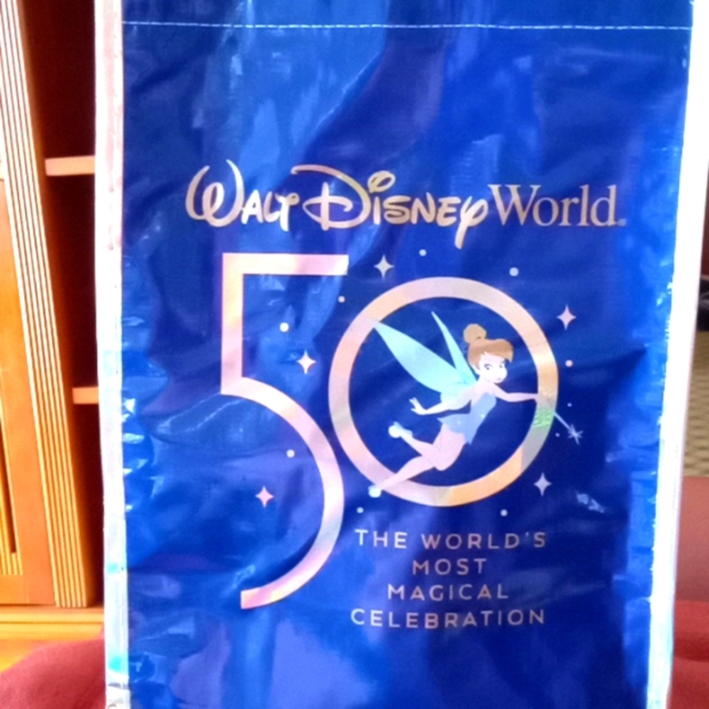 DISNEY 50th ANNIVERSARY SHOPPING BAG